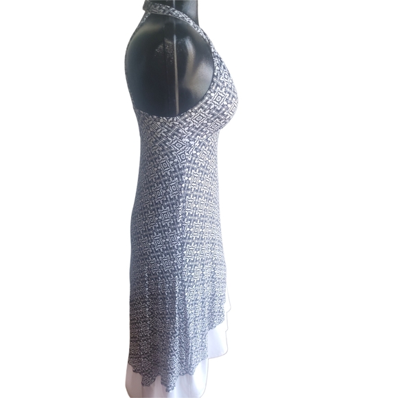 Laundry By Shelli Segal Black and White Halter Dress - Picture 4 of 6